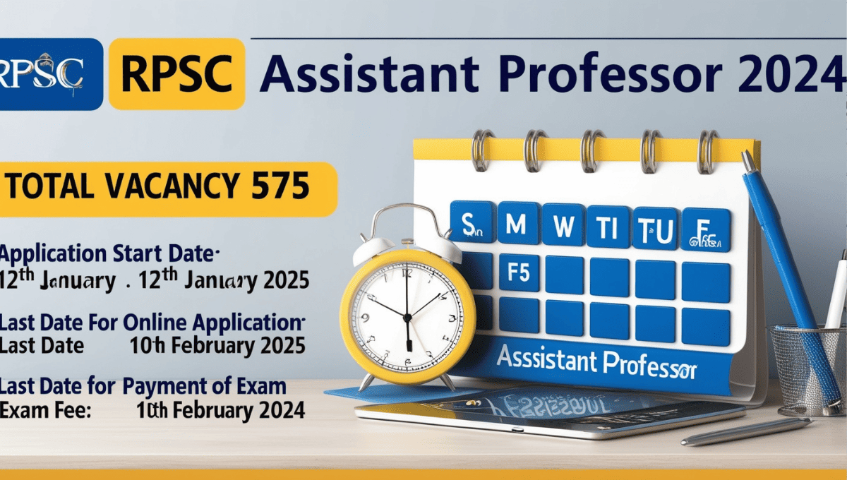 RPSC Assistant Professor