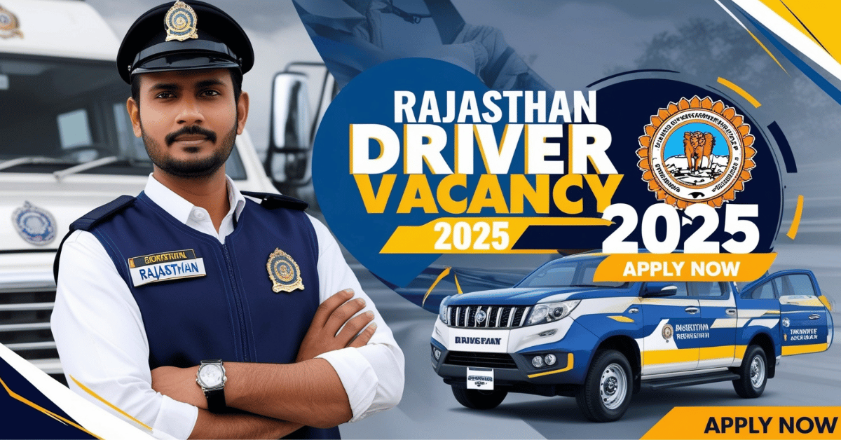 Rajasthan Driver Vacancy